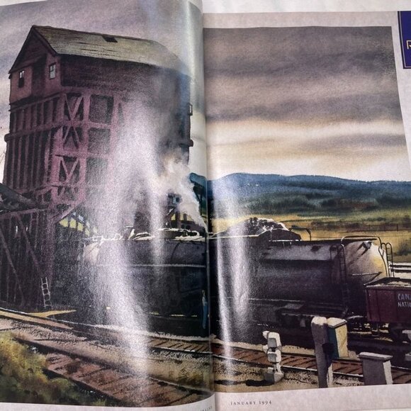 Trains Magazine of Railroading u January 1994 Vol 54 No 1 Californias Inside G - Picture 9 of 11